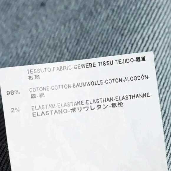 Balenciaga Pants Indigo Dark Wash Denim Skinny Jeans 6 - Picture 4 of 7